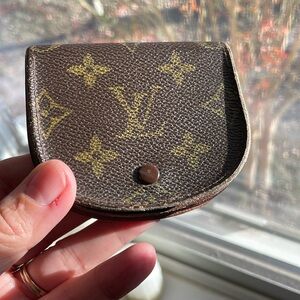 Vintage LOUIS VUITTON Monogram Coin Case Purse